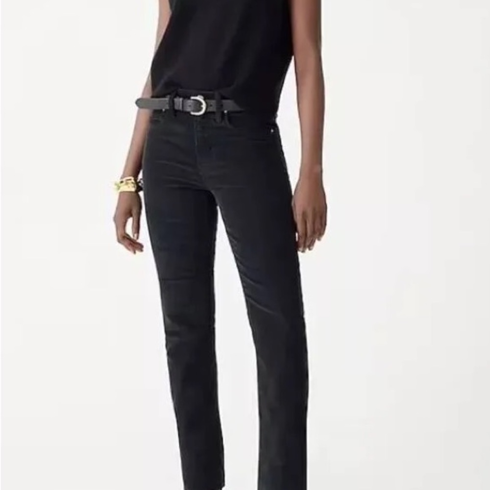 J. Crew Vintage Slim Straight Corduroy Pants - Black Sz 30